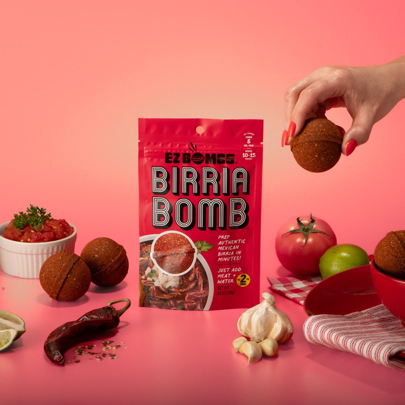 Birria Bomb – Authentic Birria Recipes Made Easy with EZ Bombs – Learn How to Make Birria Tacos at Home