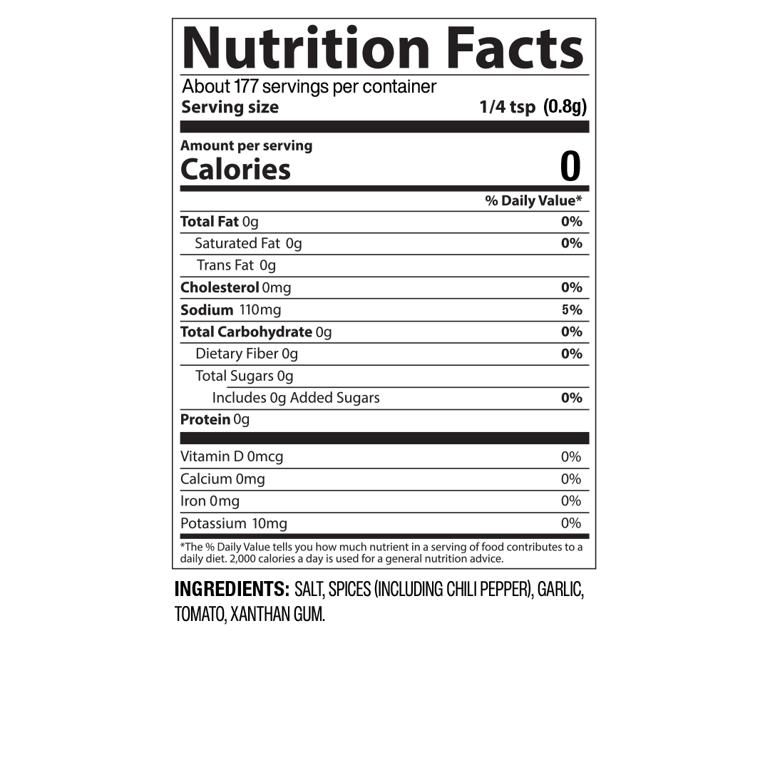 Pozole Bomb Seasoning for Chicken Pozole Recipe, Pork Pozole Recipe, and Authentic, Bold Flavor Nutrition Facts - EZ Bombs