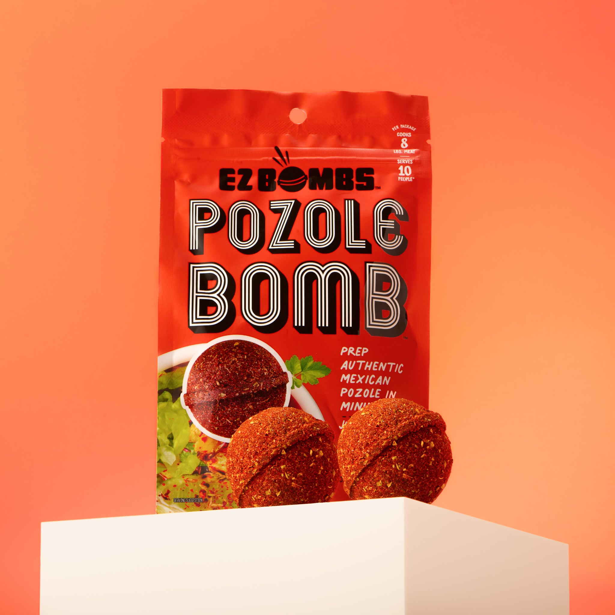Pozole Bomb Seasoning for Chicken Pozole Recipe, Pork Pozole Recipe, and Authentic, Bold Flavor - EZ Bombs